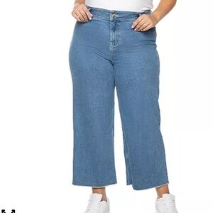 Black Tape High Rise Culotte Jeans